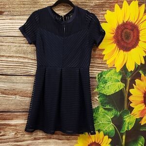 Rhapsody navy blue mini dress juinors XL Pre-owned